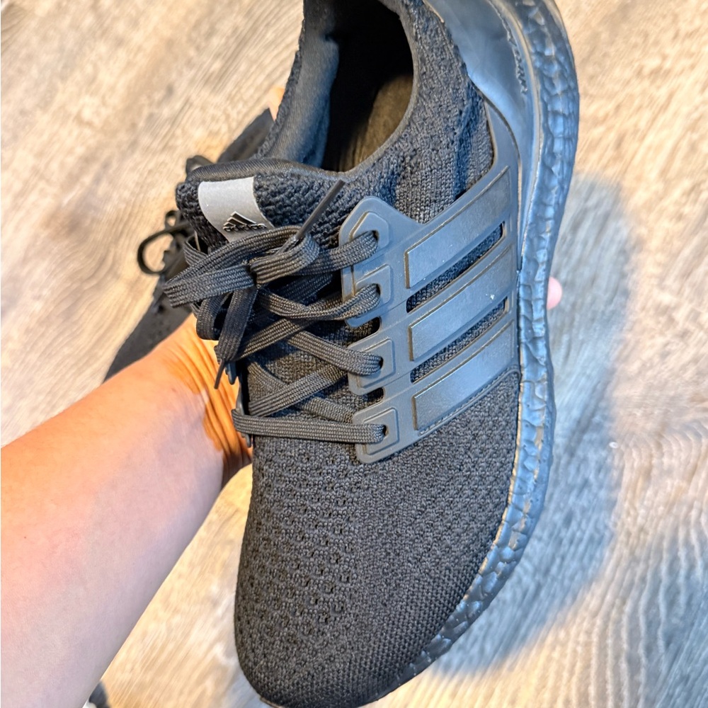 Adidas Triple Black Athletic Shoes
